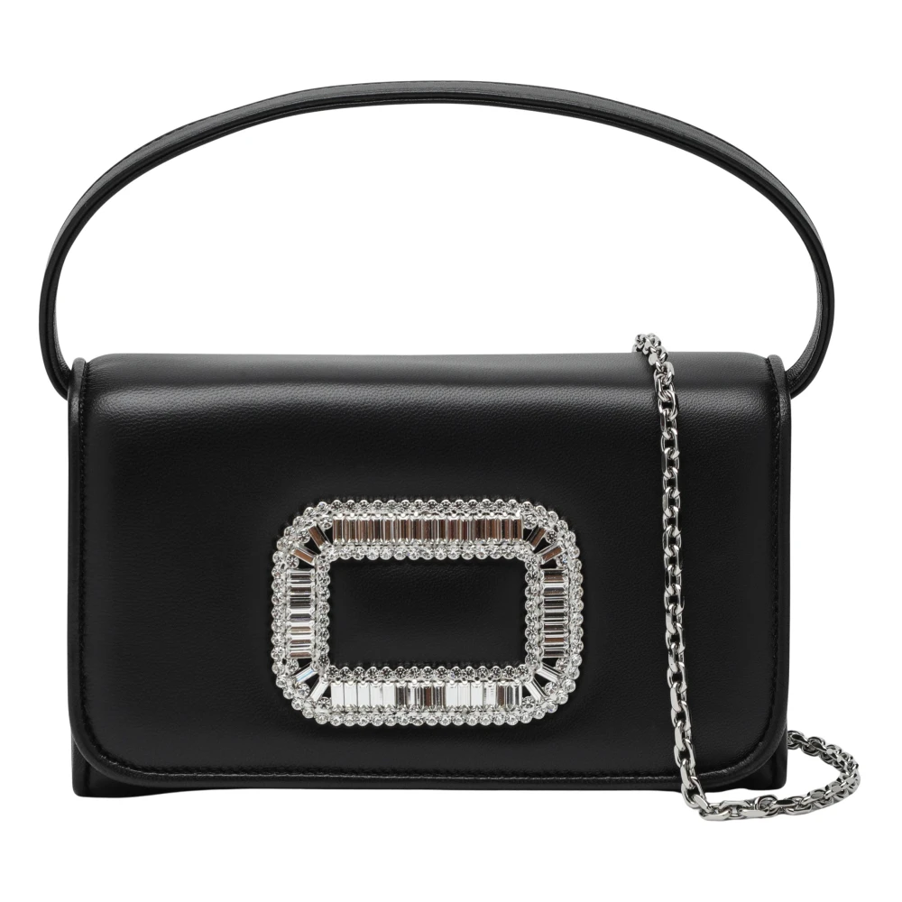 Roger Vivier Mini Pilgrim Tas Black Dames
