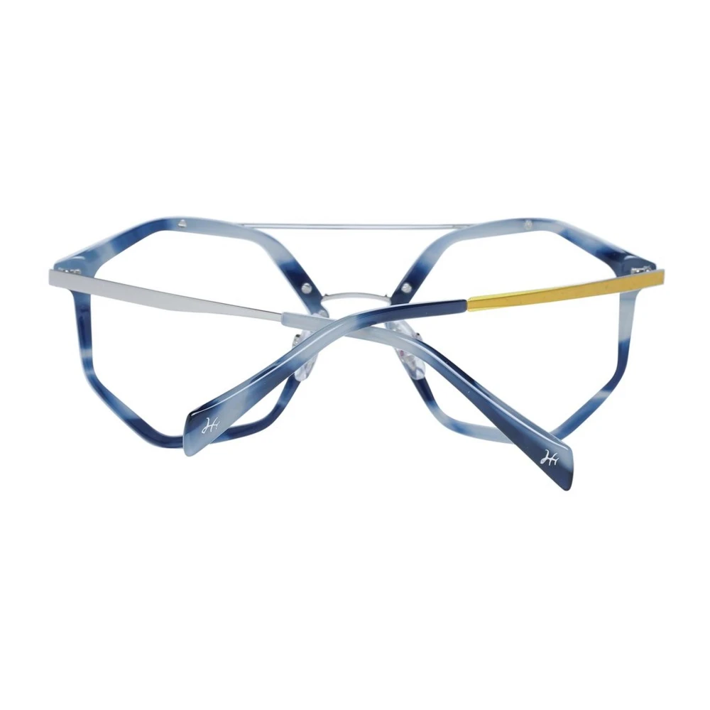 Ana Hickmann Blauwe Aviator Optische Frames met Demo Lenzen Blue Dames