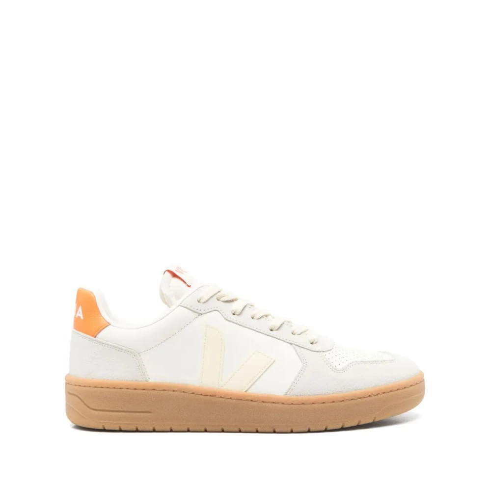 Veja Men's White Sneakers, 10 Uk, V-82 Leather Trainers