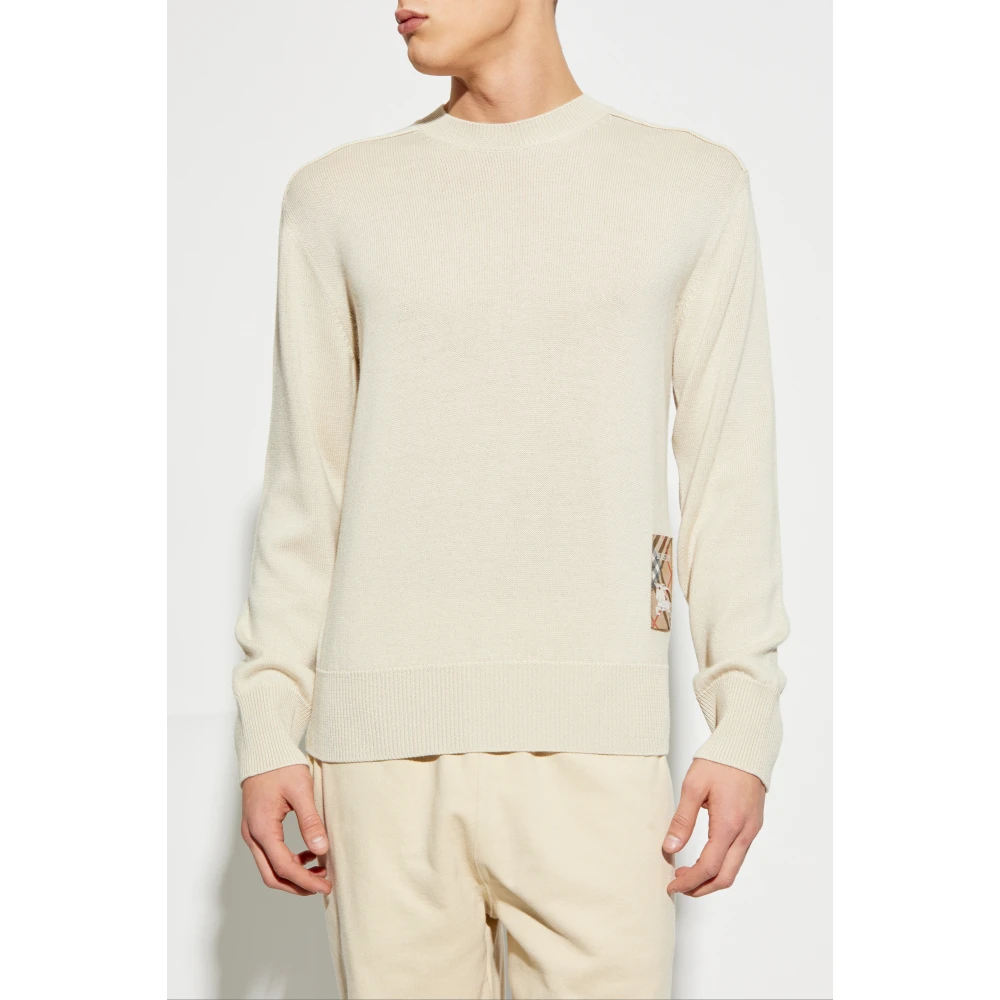 Burberry Wollen trui Beige Heren