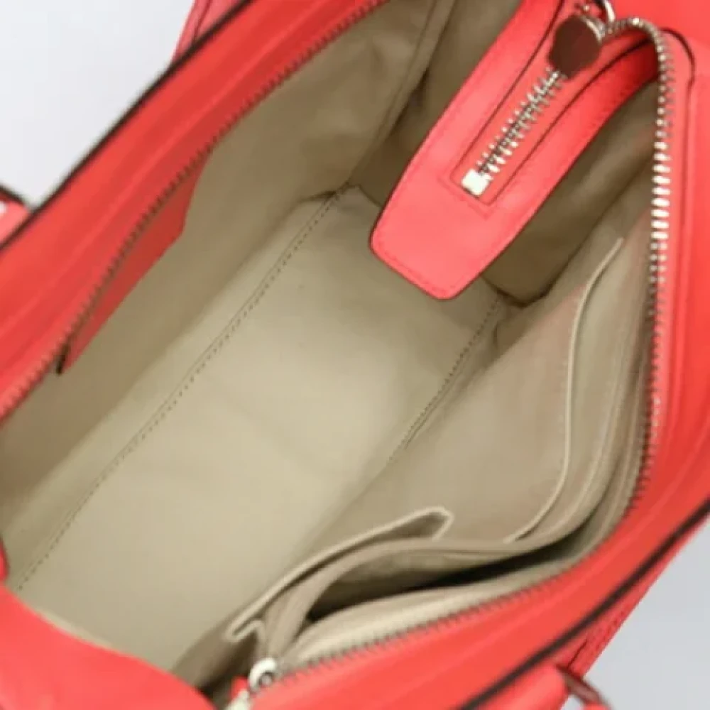 Coach Pre-owned Fabric handbags Orange Dames