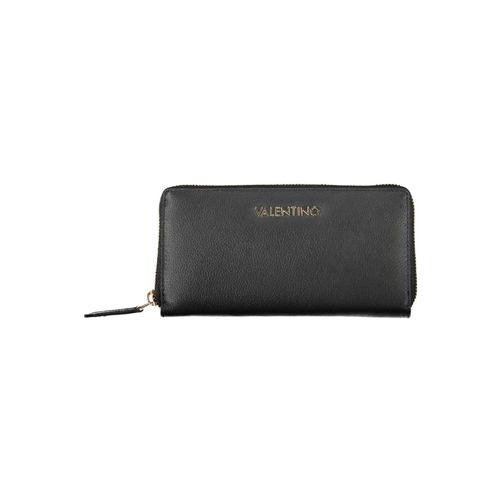 Valentino by Mario Valentino Zwarte Portemonnee van Polyethyleen met Rits Black Dames