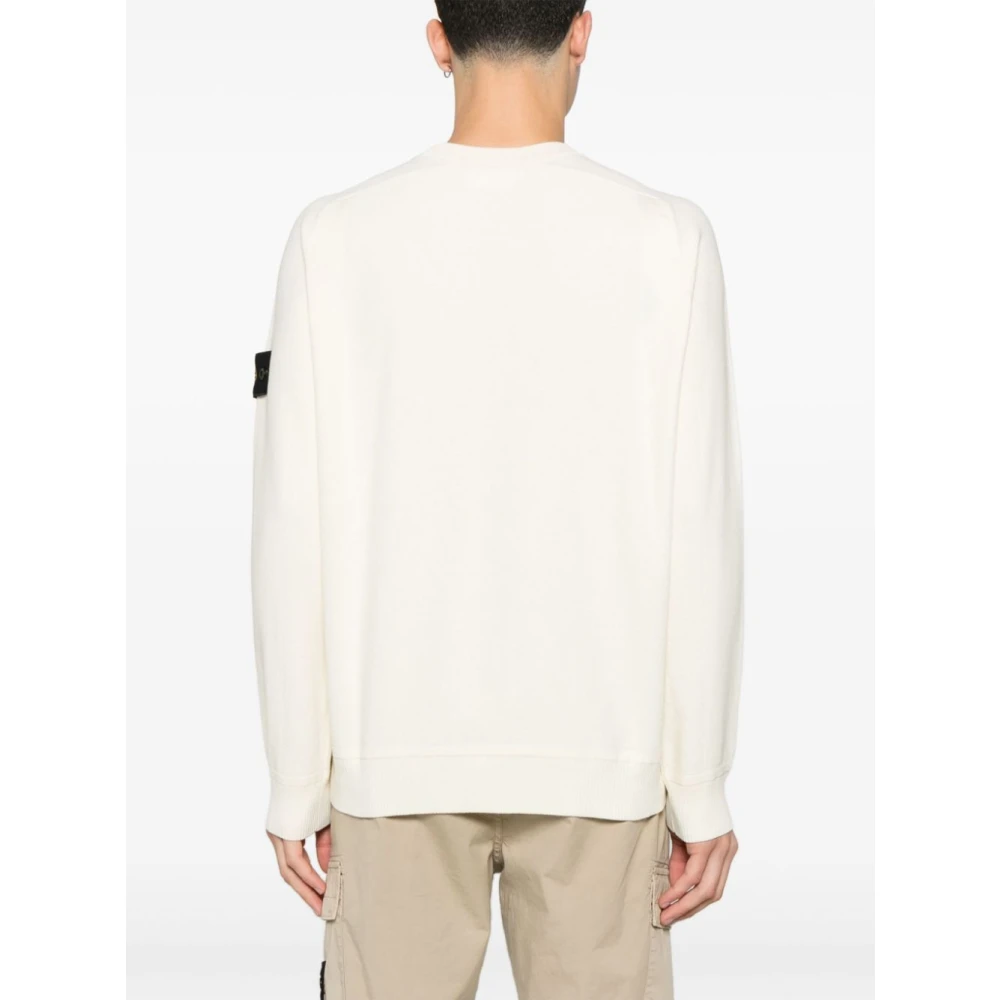 Stone Island Ivoor Trui voor Mannen Beige Heren