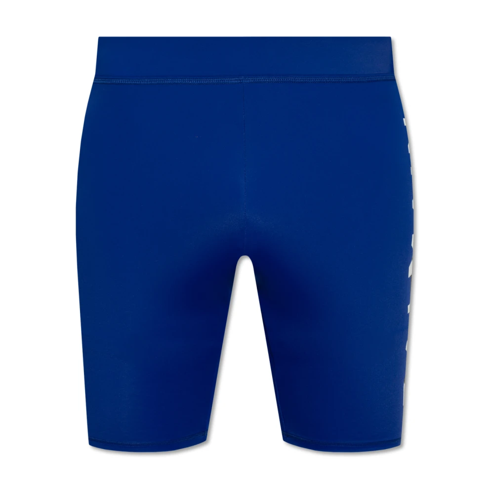 Balmain Zwemshorts met Logo Blue Heren