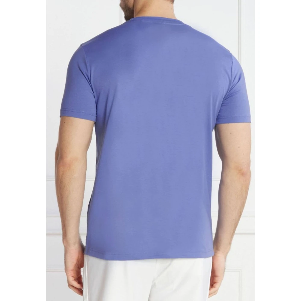 Hugo Boss Mannen Thinking T-shirt Purple Heren