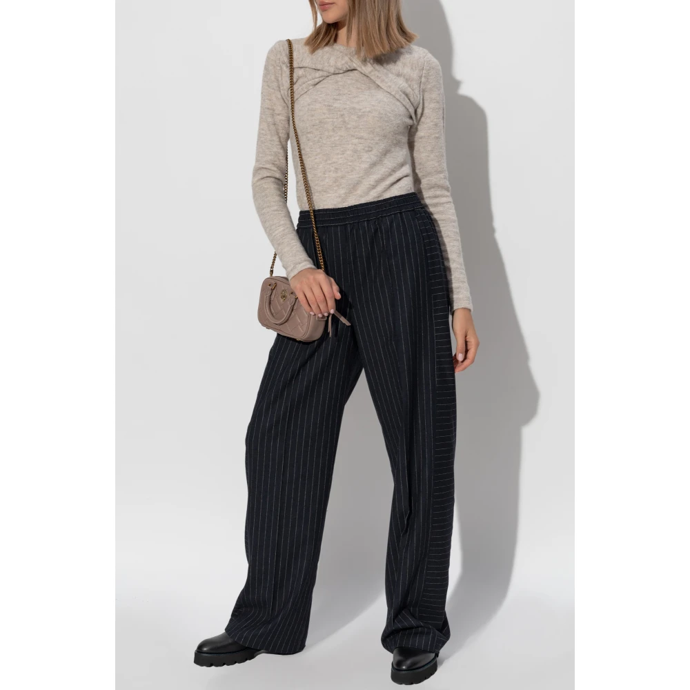 PS By Paul Smith Gestreepte broek Blue Dames