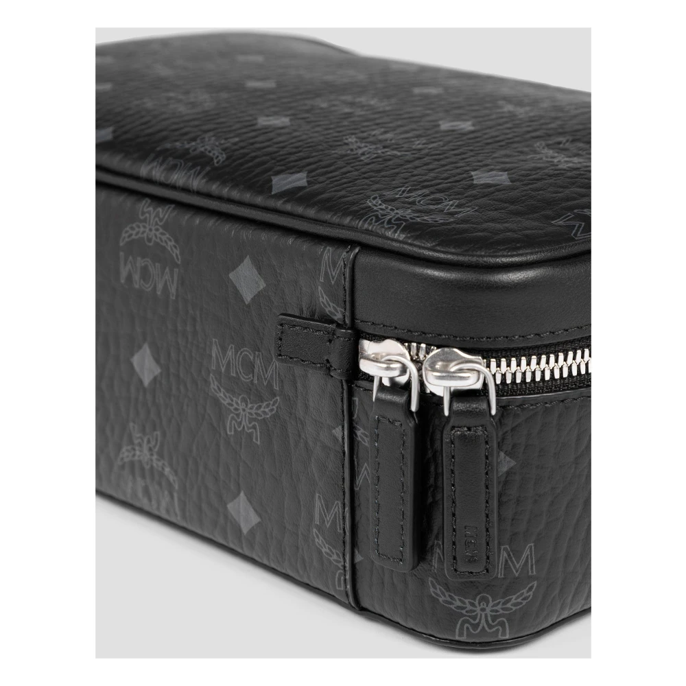 MCM Ottomar Reisetui in Visetos Black Unisex