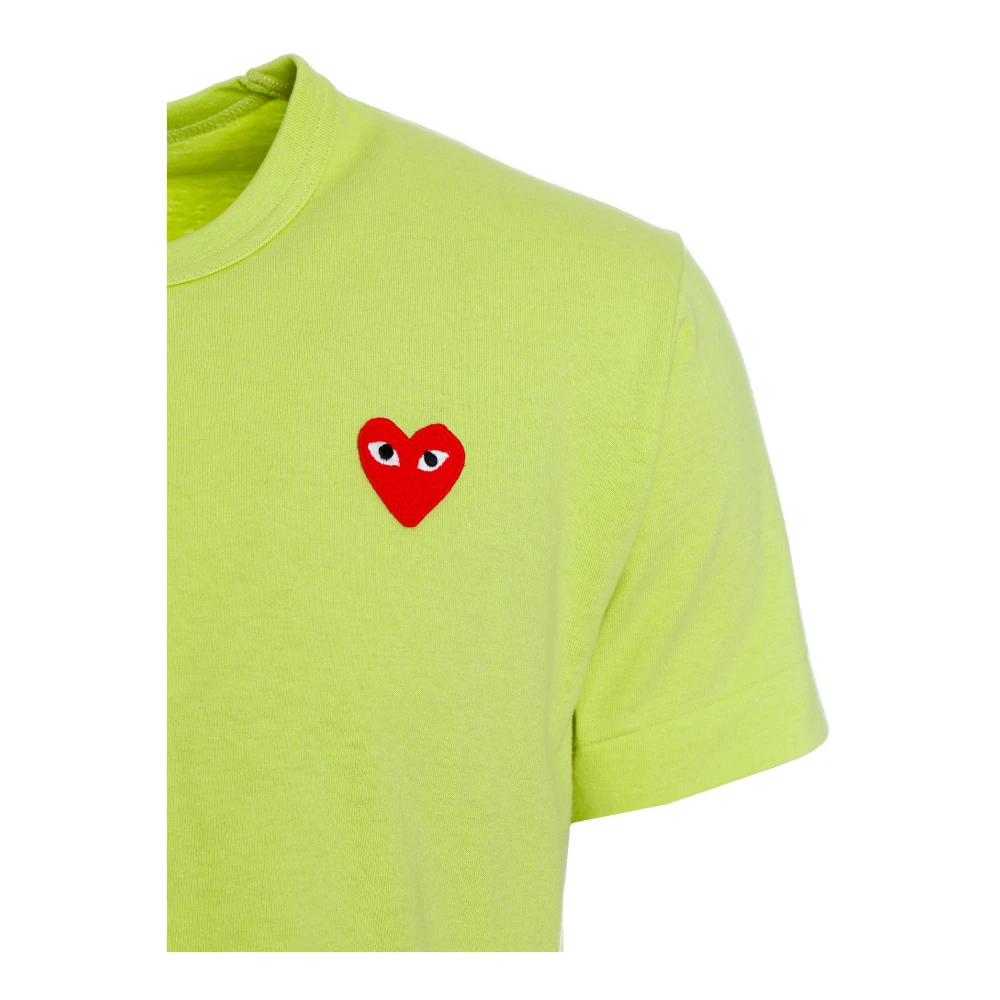 Comme des Garçons Play T-Shirts Green Heren