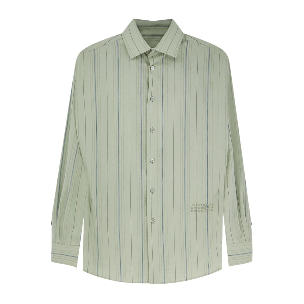 Mm6 Maison Margiela Mujer Verde Blusas Y Camisas, Talla: S