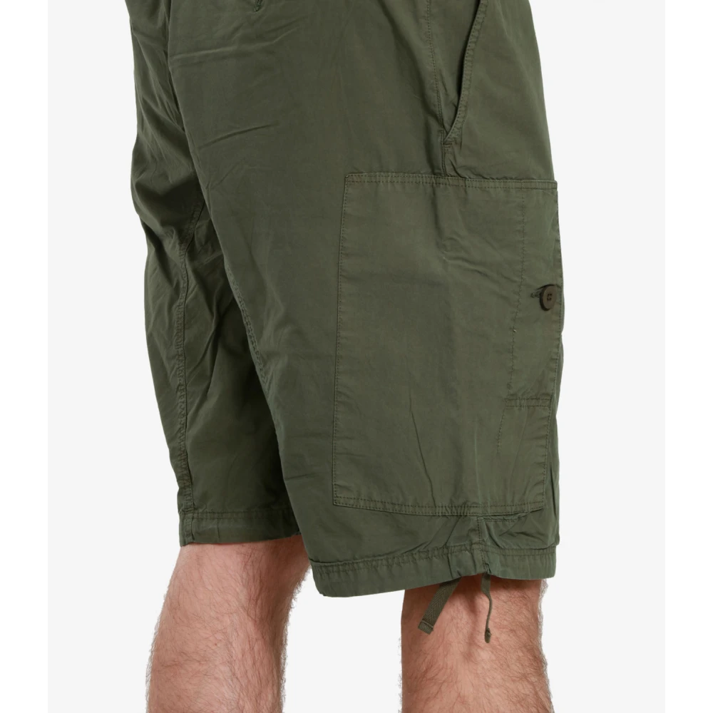Blauer Cargo Groene Katoenen Shorts Green Heren