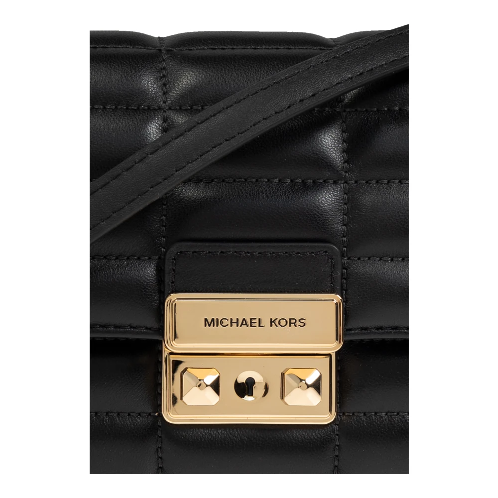Michael Kors Portemonnee met schouderband Tribeca Black Dames
