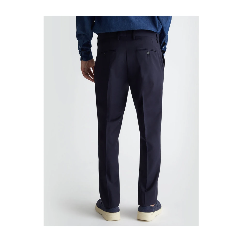 Liu Jo Blauwe Chino Broek Rechte Pasvorm Blue Heren