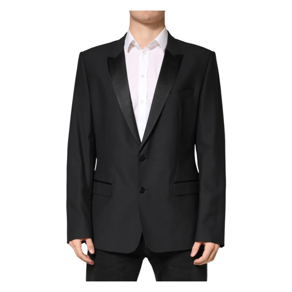Dolce & Gabbana Men's Black Blazers, 2XL, Martini Jacket