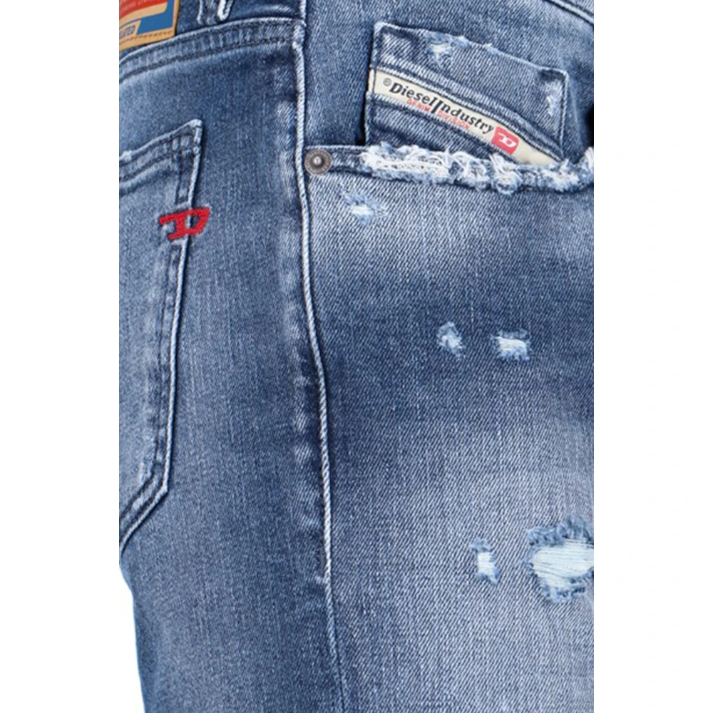 Diesel Klassieke Denim Jeans voor Dagelijks Gebruik Blue Heren