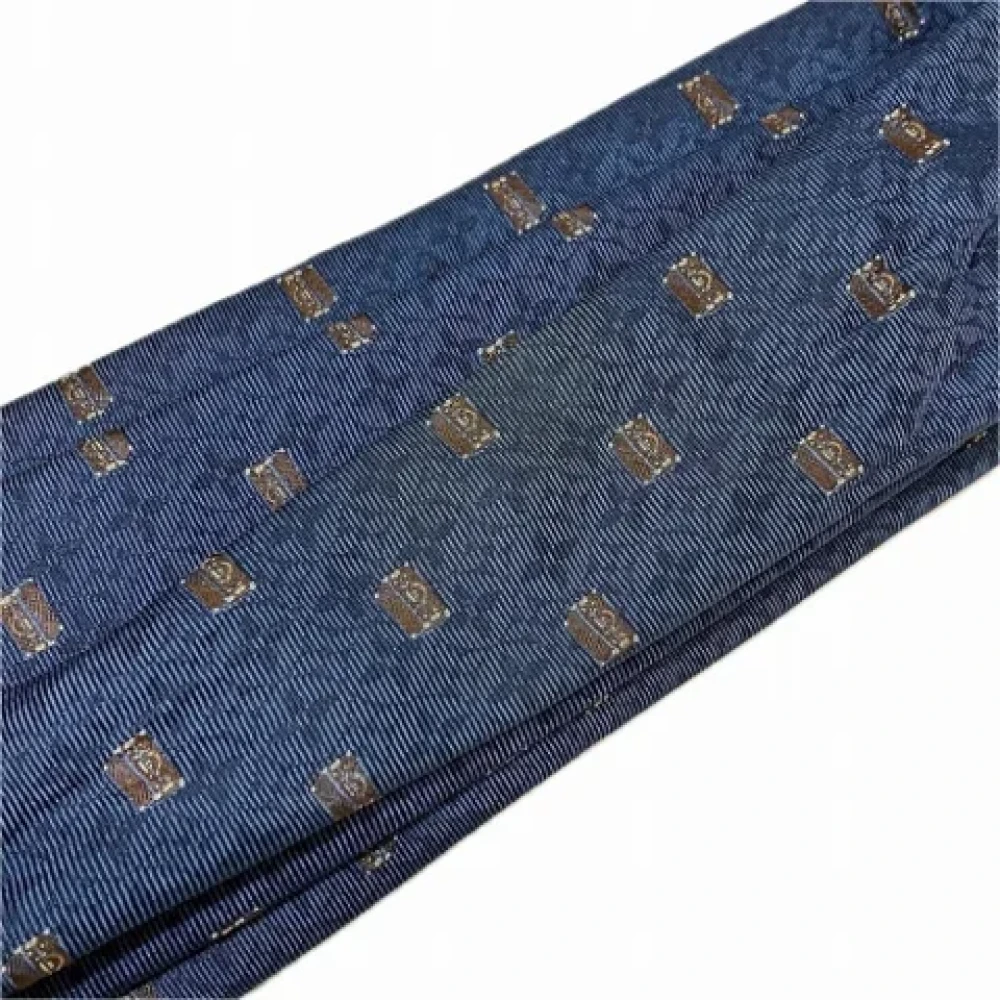 Louis Vuitton Vintage Pre-owned Silk home-office Blue Heren