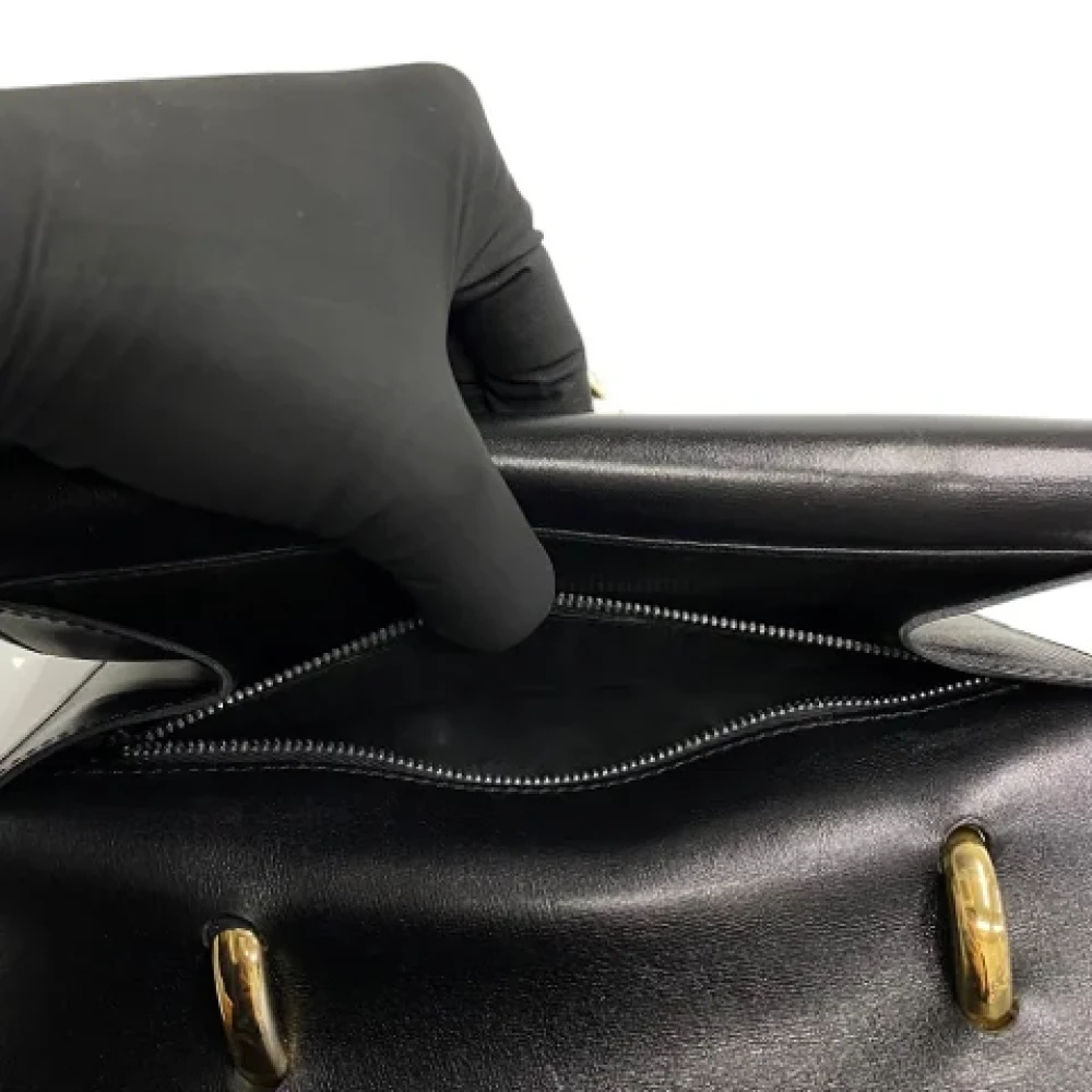 Celine Vintage Pre-owned Leather celine-bags Black Dames
