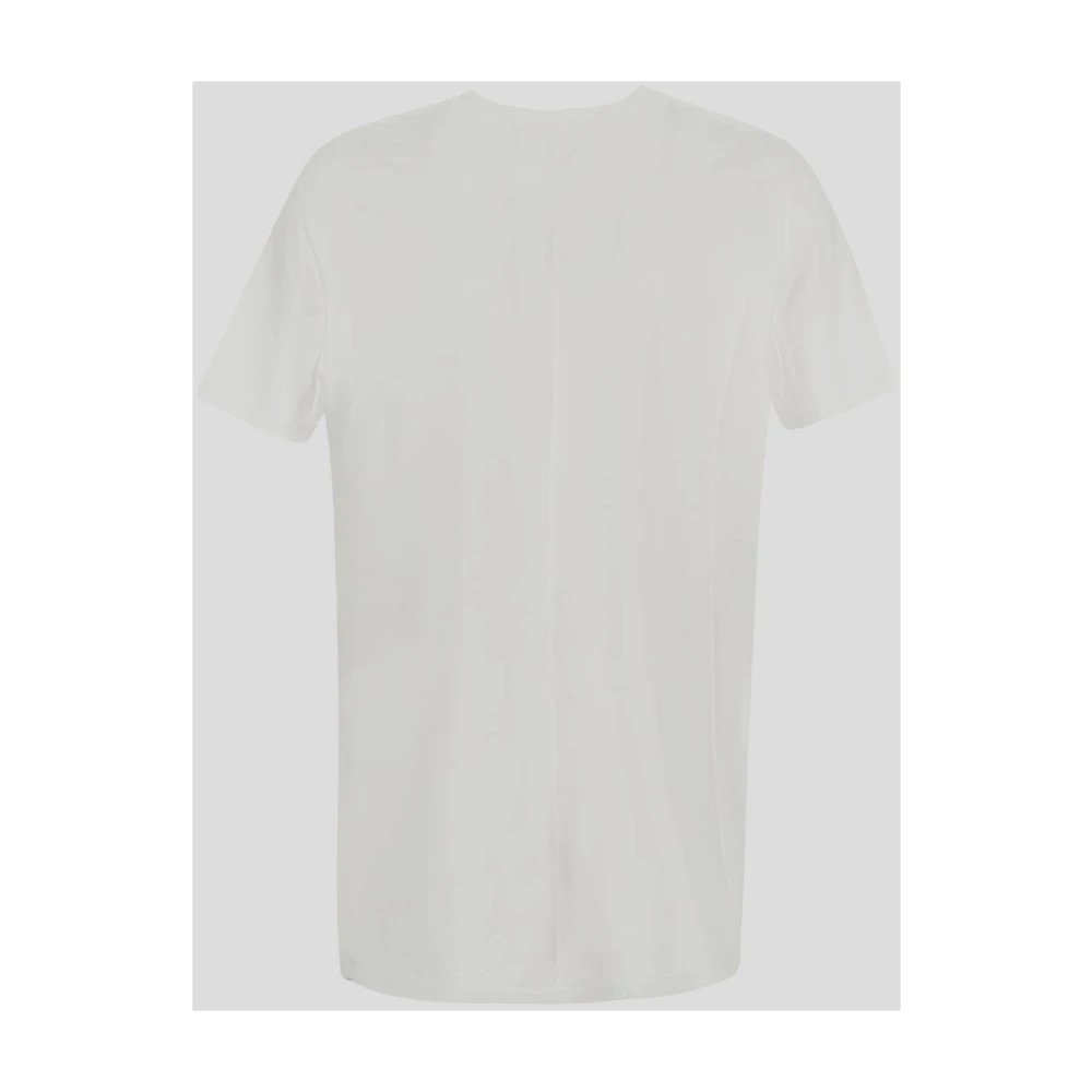 Rick Owens Level T-Shirt Classic Fit White Heren