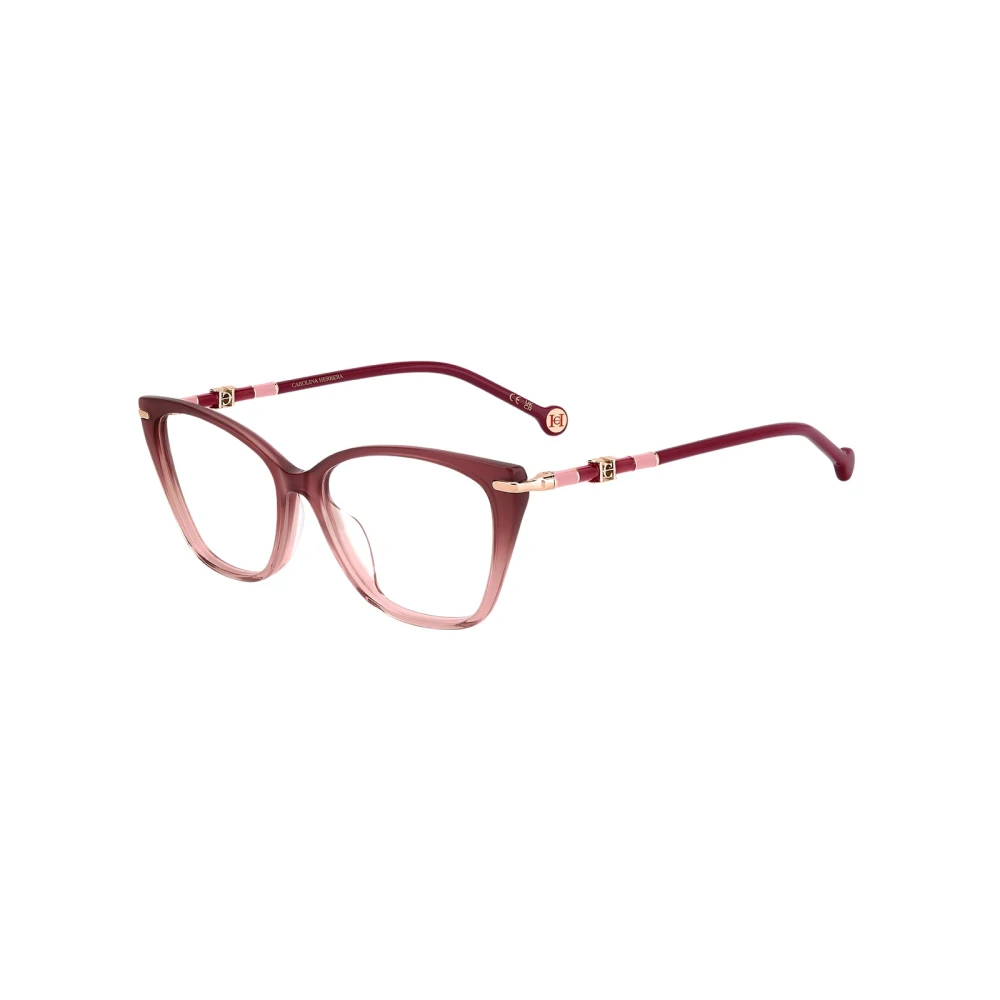 Carolina Herrera Women's Red Glasses, 55 Mm, Optical Frame