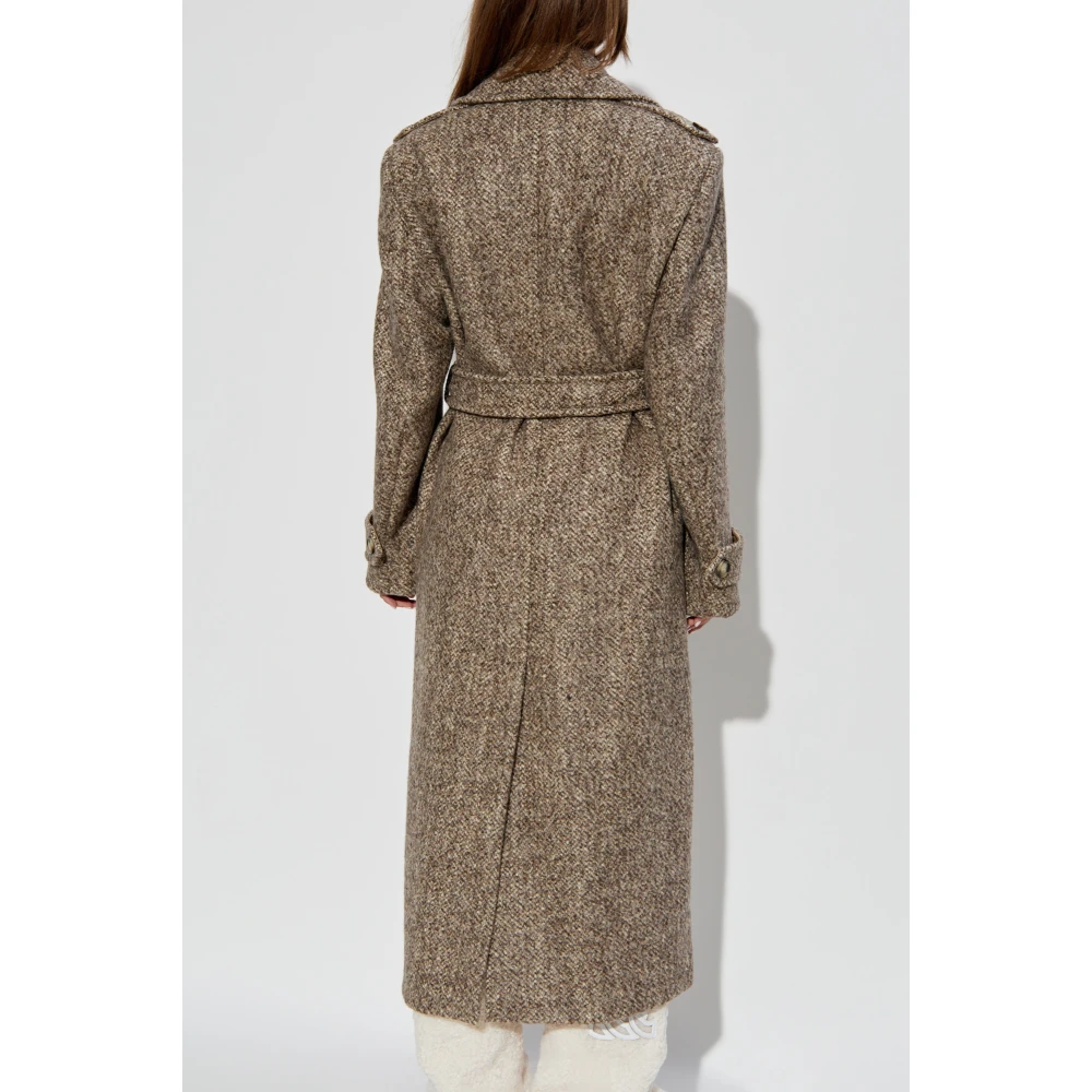 SPORTMAX Dubbelbreasted jas Brown Dames