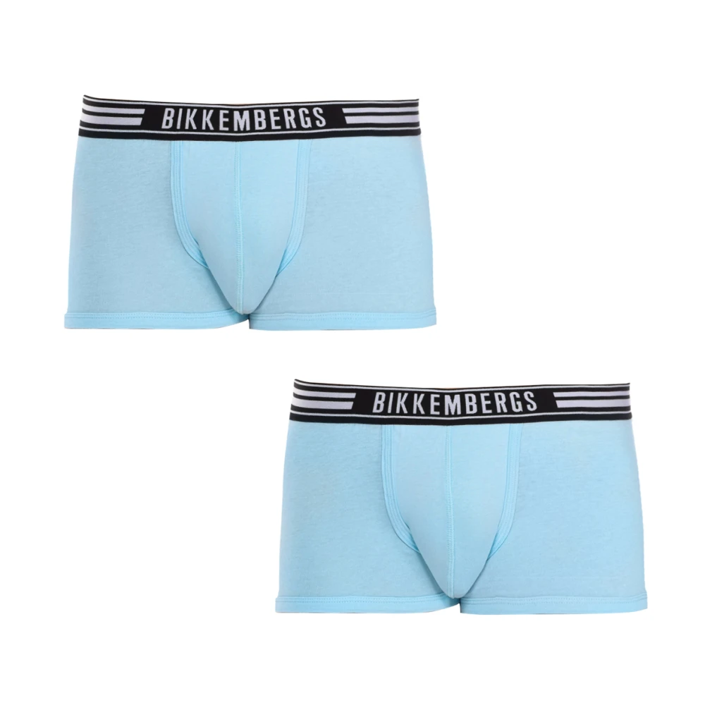 Bikkembergs Men's Blue 2-Pack Boxer Shorts - Underpants - S - Underwear
