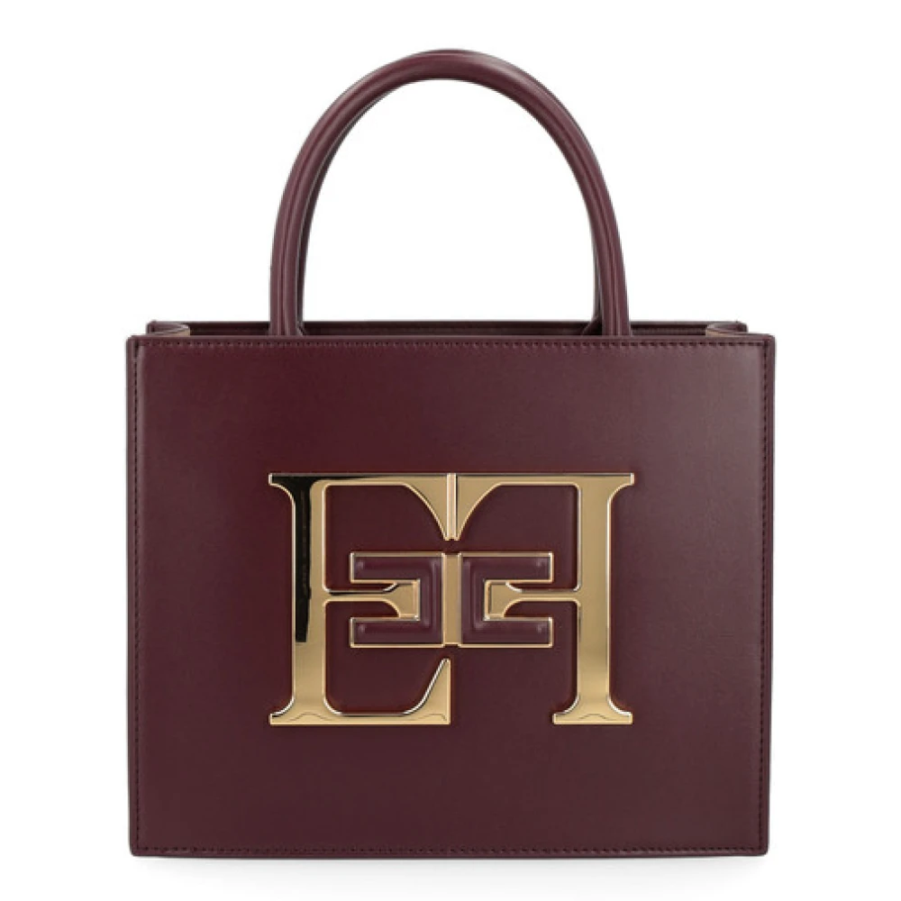 Elisabetta Franchi Rode Zwarte Tas Bs06A46E2-Cg3 Red Dames