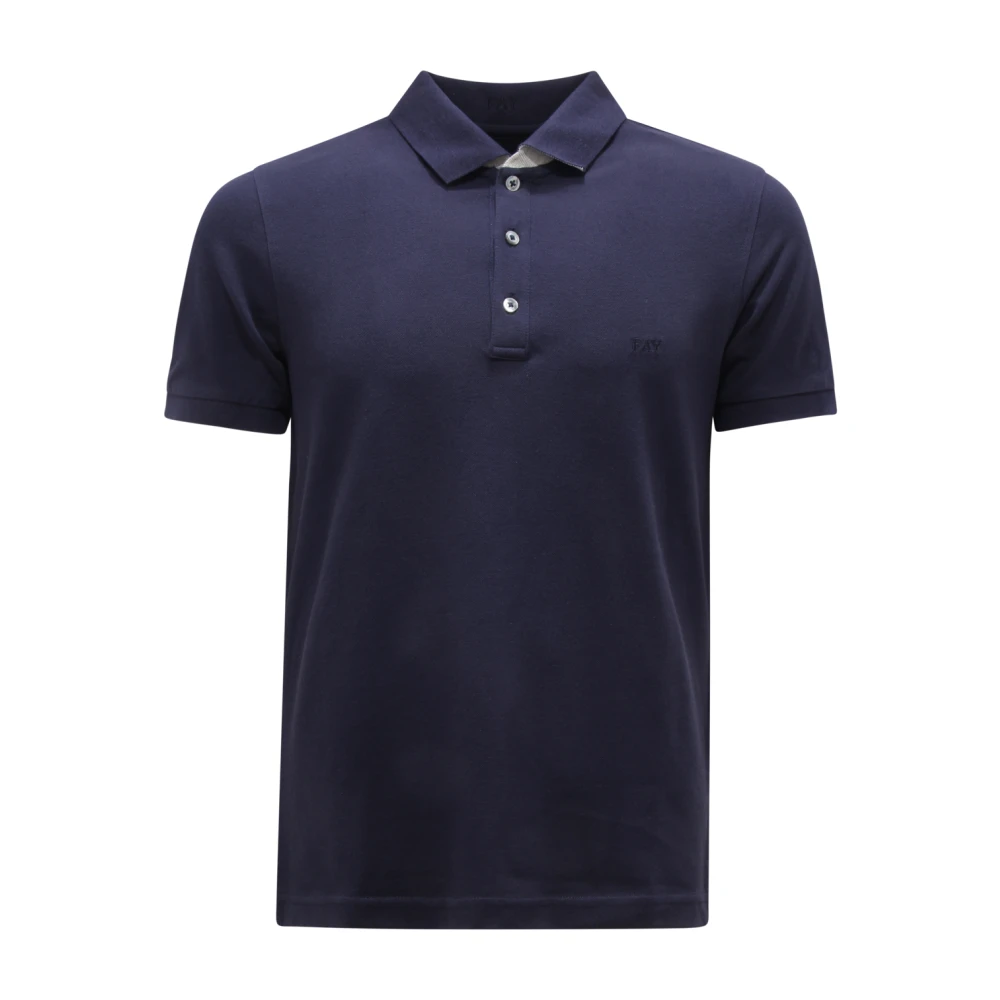 Fay - Tops > Polo Shirts - Blue - Fay - Modalova