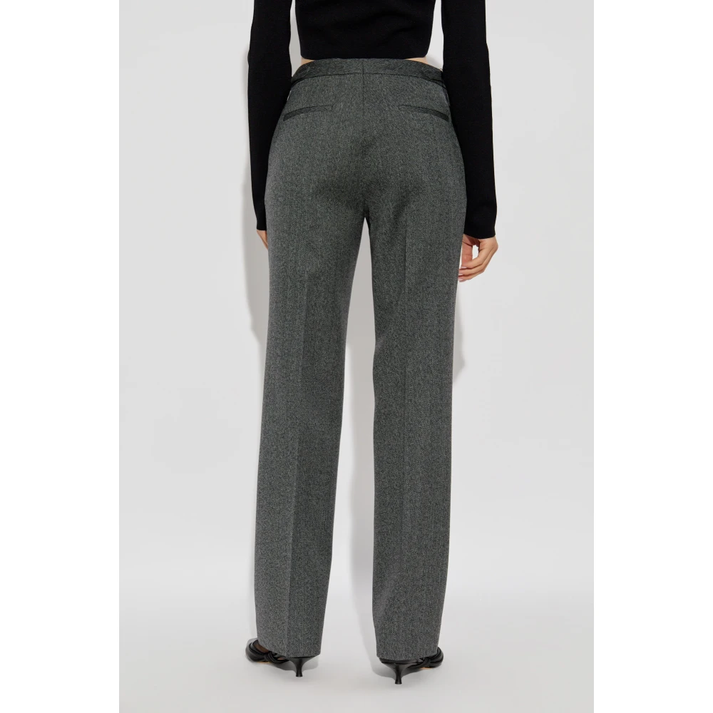 Officine Générale Gekreukelde broek Ilenia Gray Dames