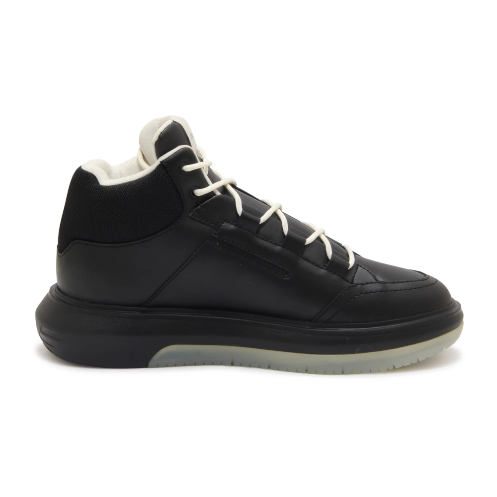 Armani Emporio Schoenen Zwarte Sneakers Heren Schoenen