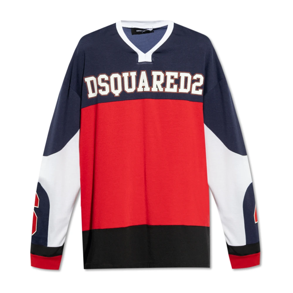 Dsquared2 T-shirt with long sleeves Multicolor Heren