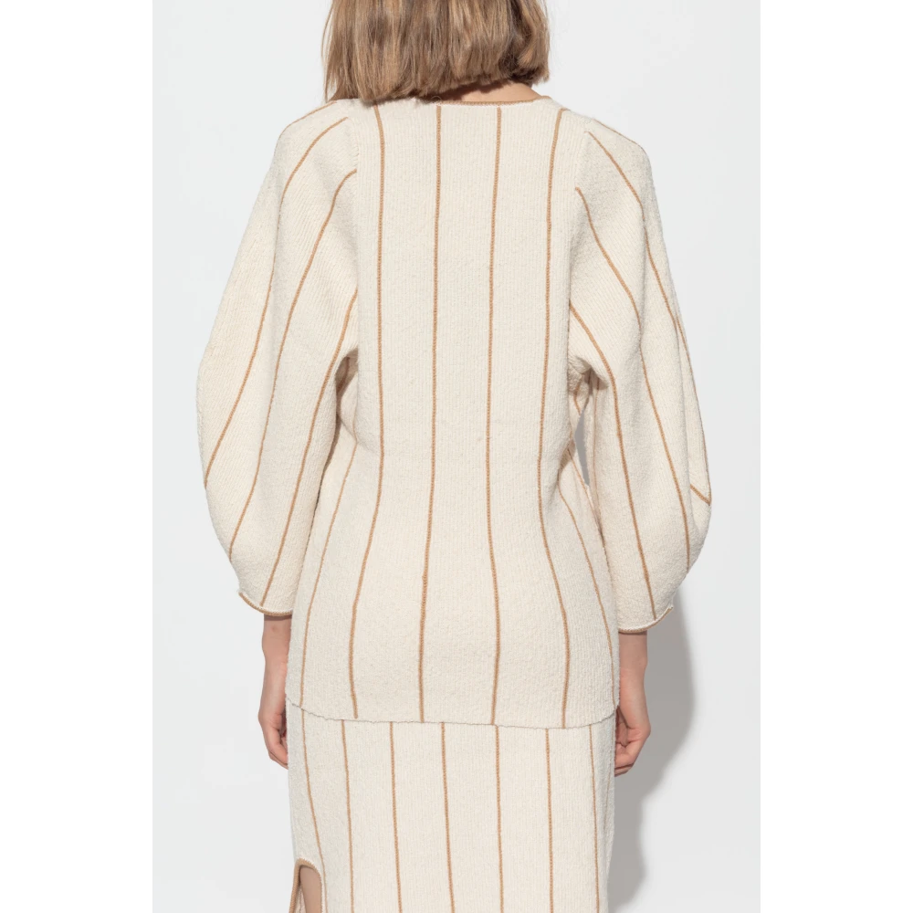 By Malene Birger Gestreepte trui Zoita By Herenne Birger Beige Dames