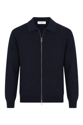 Stickad Cardigan med Dragkedja