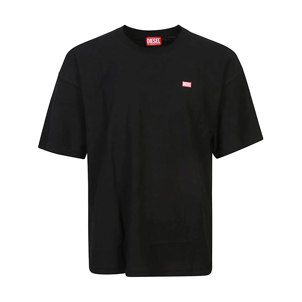 Diesel Zwarte T-shirts en Polos Black Heren