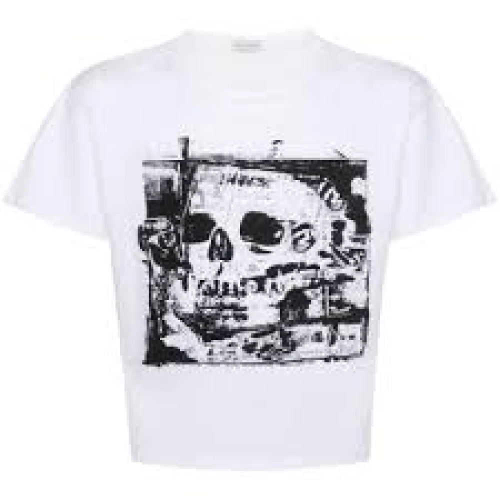 Alexander mcqueen Casual katoenen T-shirt voor heren White Heren