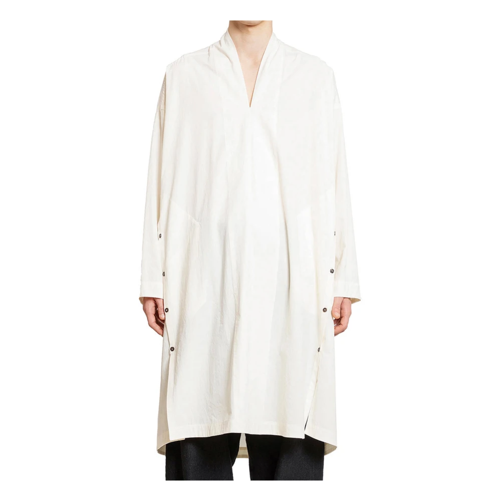 Jan-Jan VAN Essche Kimono Kraag Losse Pasvorm Tuniek White Heren