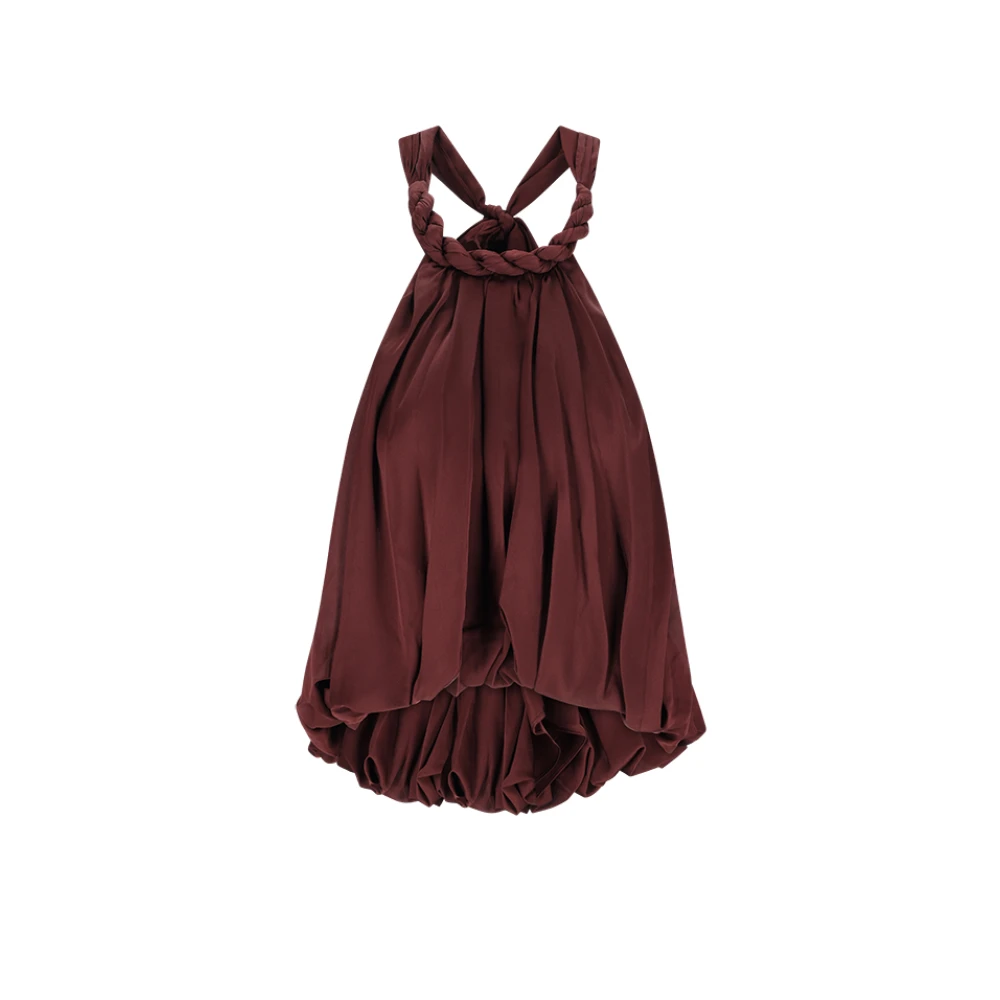 Zimmermann Women's Red Luna Billow Halter Top