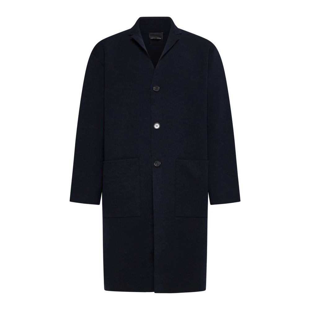 Coats > Single-Breasted Coats - - Roberto Collina - Modalova