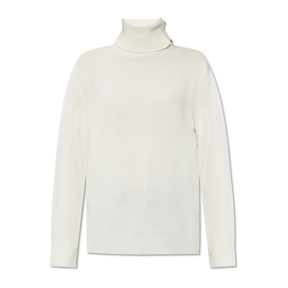 Fabiana Filippi Women's White Cashmere Turtleneck - Cashmere Knitwear - Xs - Knitwear