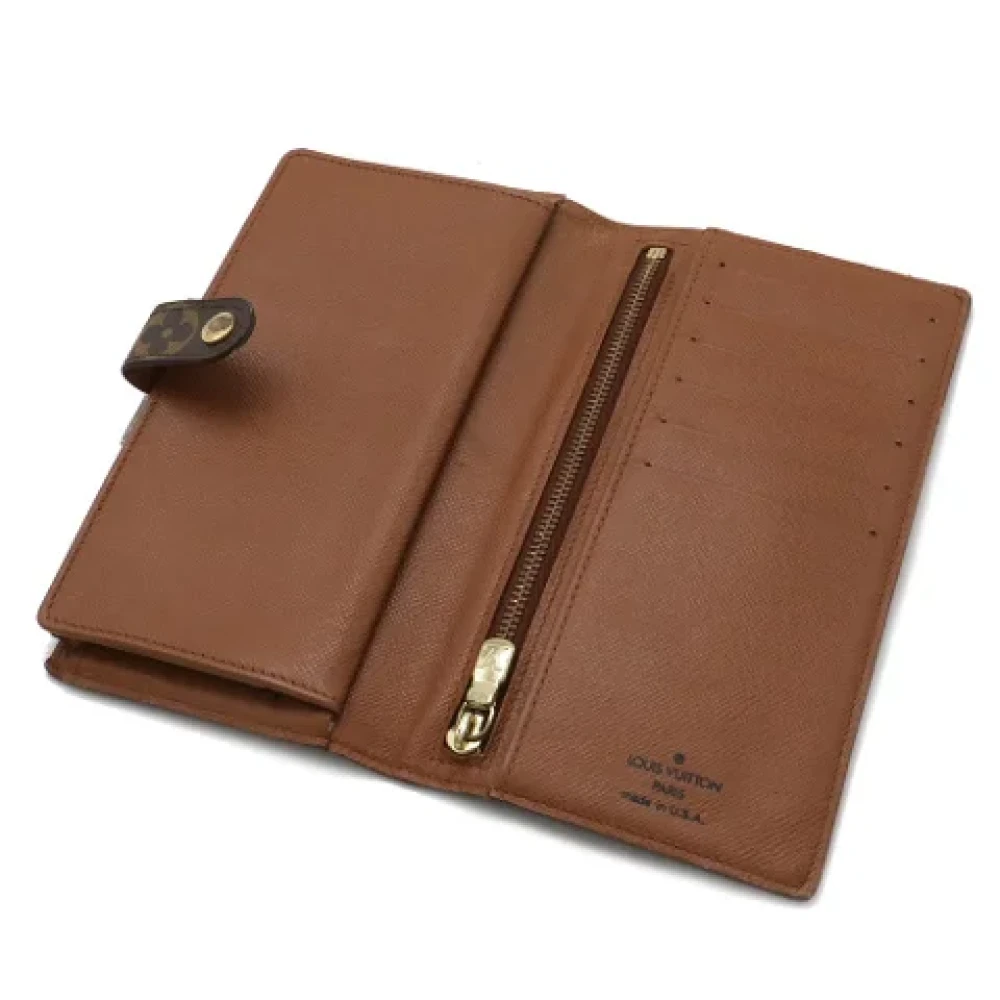 Louis Vuitton Vintage Pre-owned Canvas wallets Brown Dames