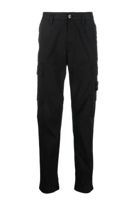 Compass Motif Tapered Trousers