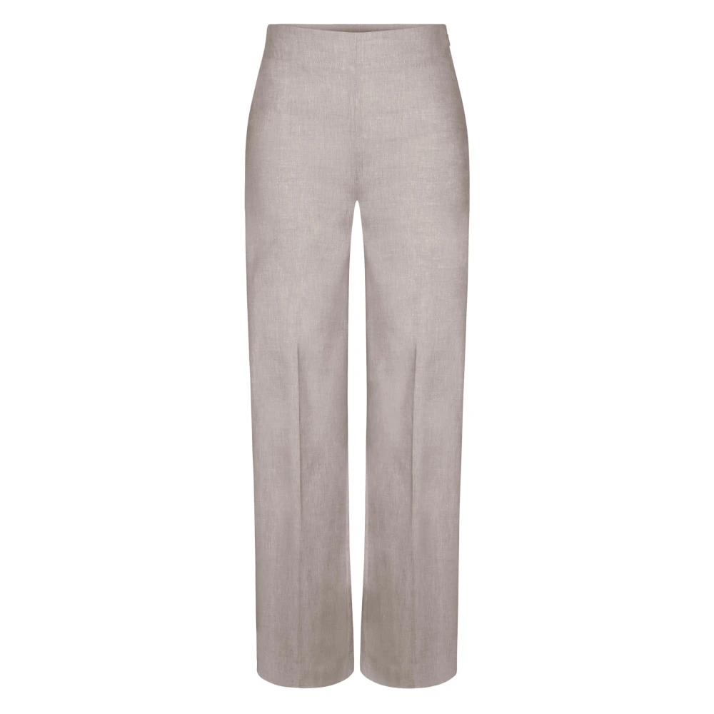 Drykorn Women's Beige Marlenehose Stretch Trousers - Straight Trousers - W28 L32 - Trousers