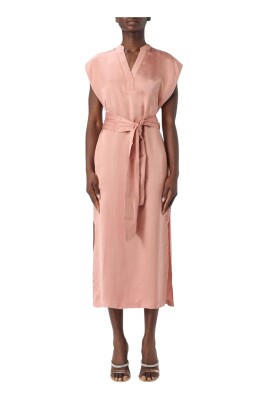 chic-lace-trim-dress-coral