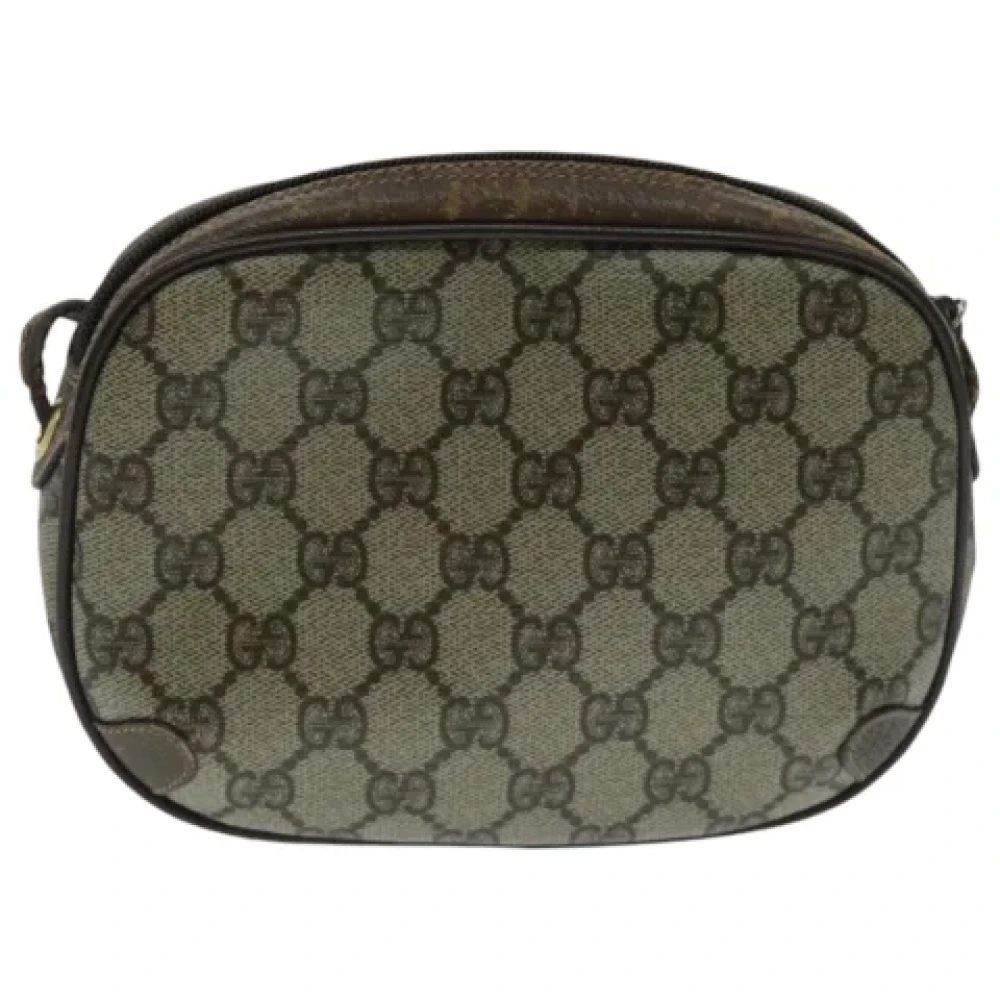 Gucci Vintage Pre-owned Leather gucci-bags Beige Dames