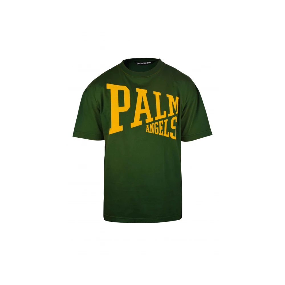 Palm Angels Herren Grün Cotton