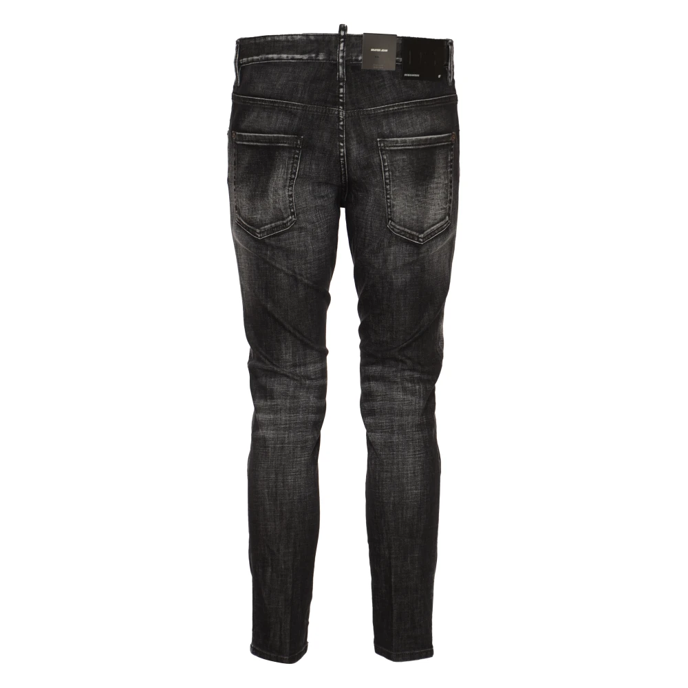 Dsquared2 Zwarte Skater Jeans Black Heren