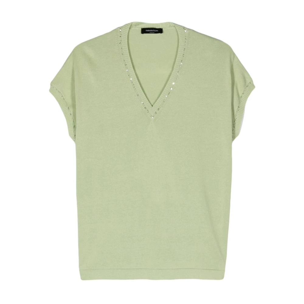 Fabiana Filippi T-Shirts Green Dames