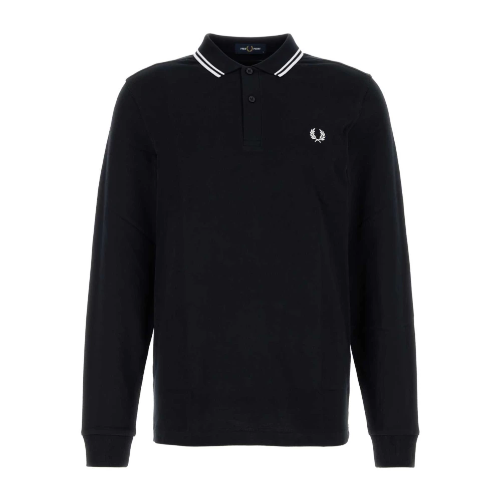 Fred Perry Men's Blue Polo Shirts, L, Navy Piquet Polo Shirt