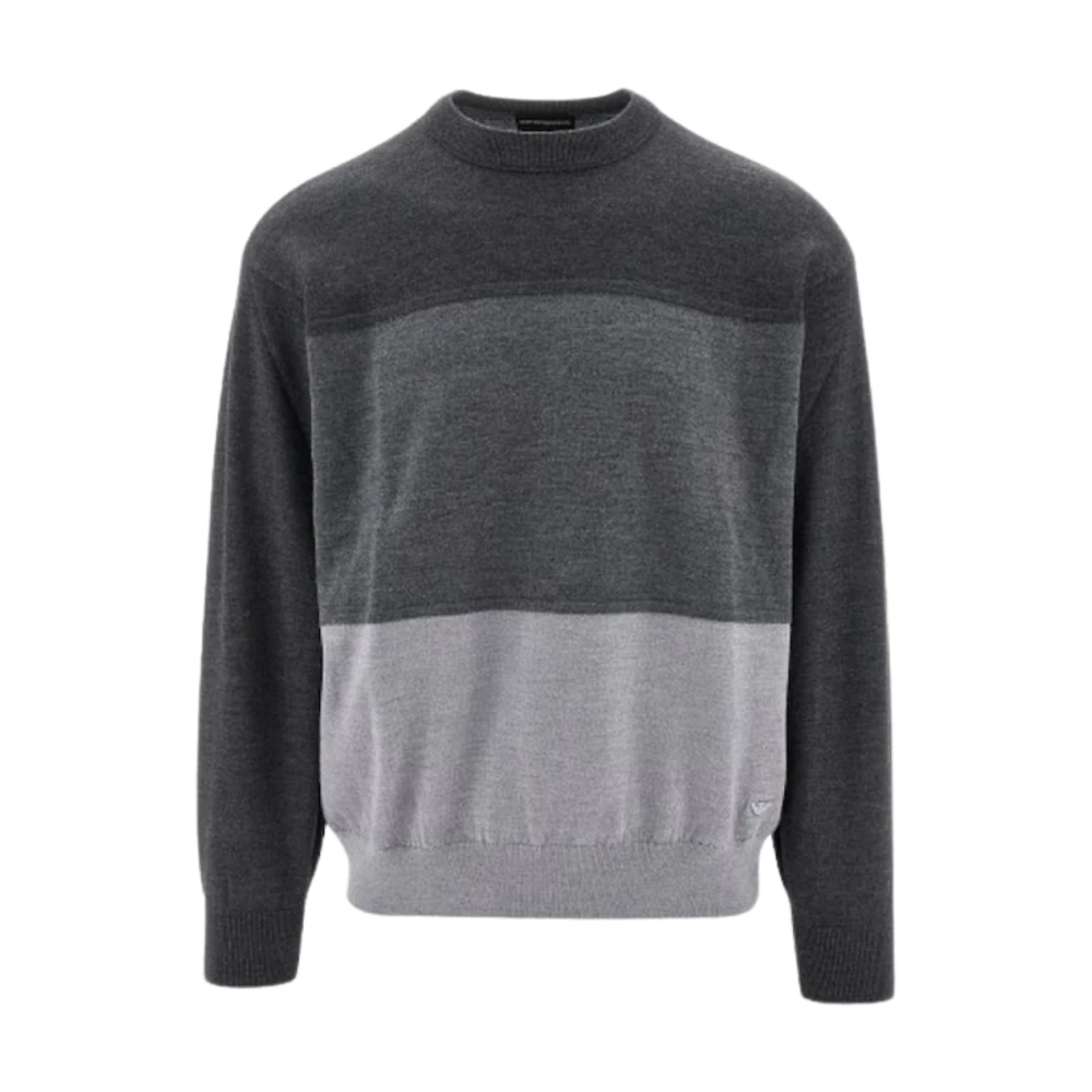 Armani Exchange Melange Pullover Sweater Gray Heren