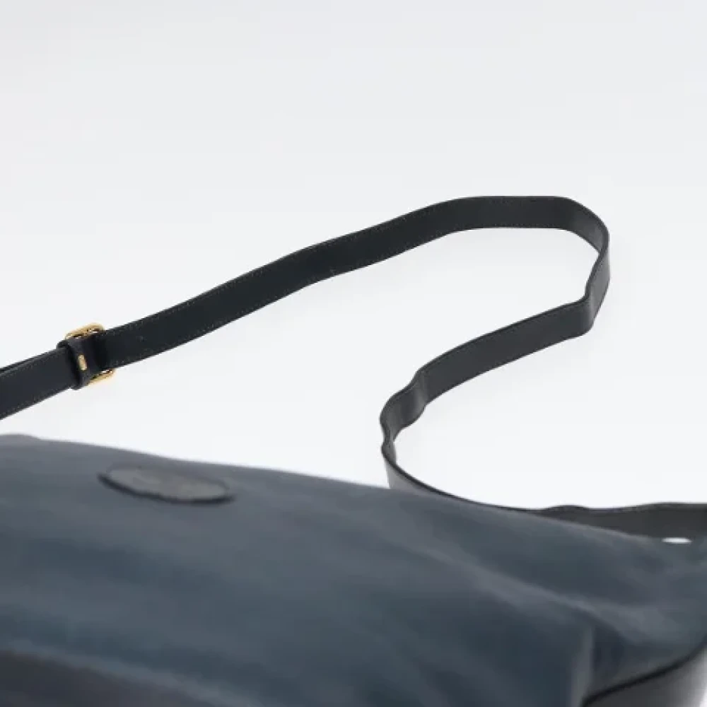 Gucci Vintage Pre-owned Leather gucci-bags Blue Dames