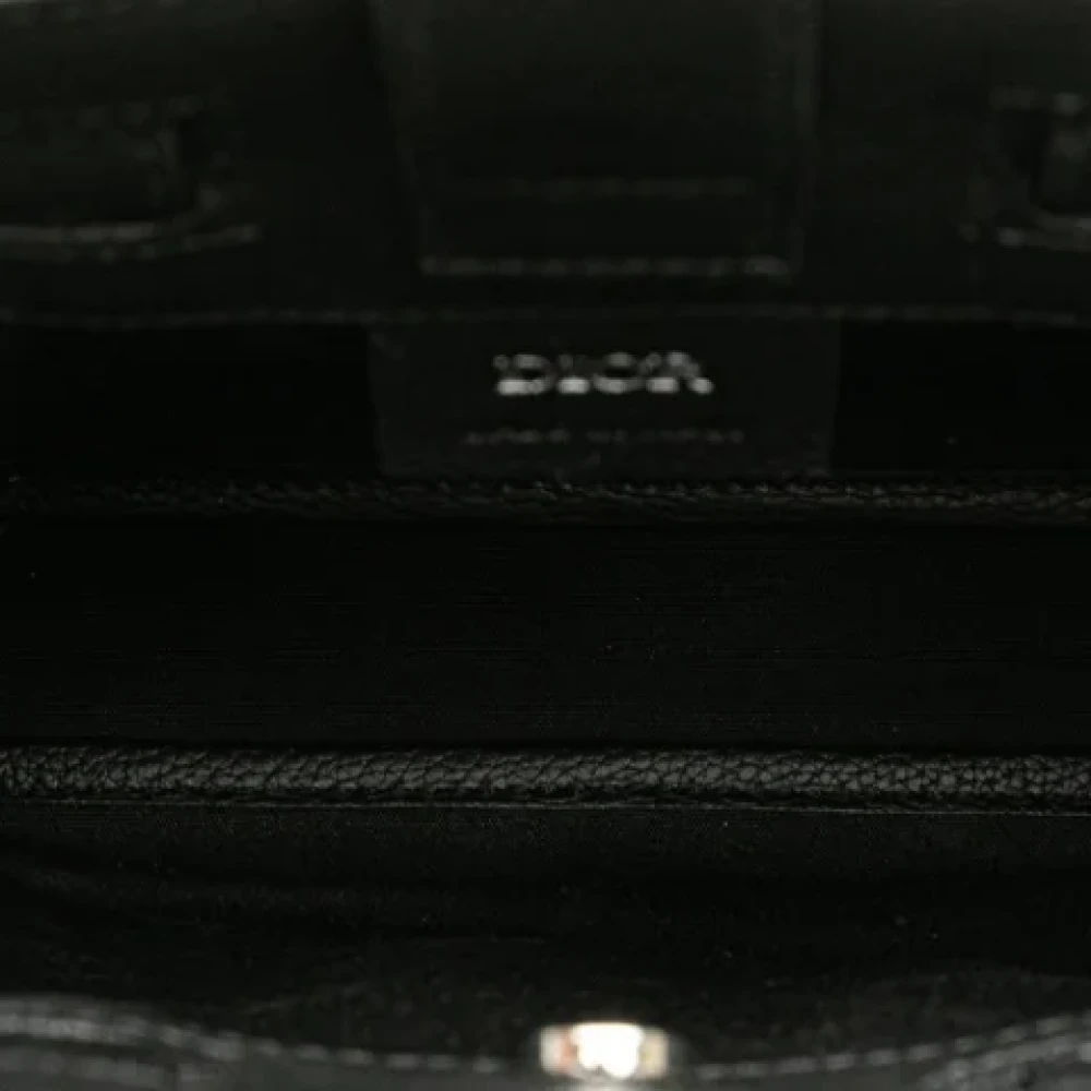 Dior Vintage Pre-owned Leather totes Black Dames