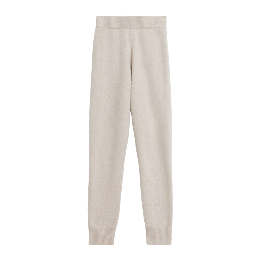 Rodebjer Kasjmierwolmix Broek Beige Dames